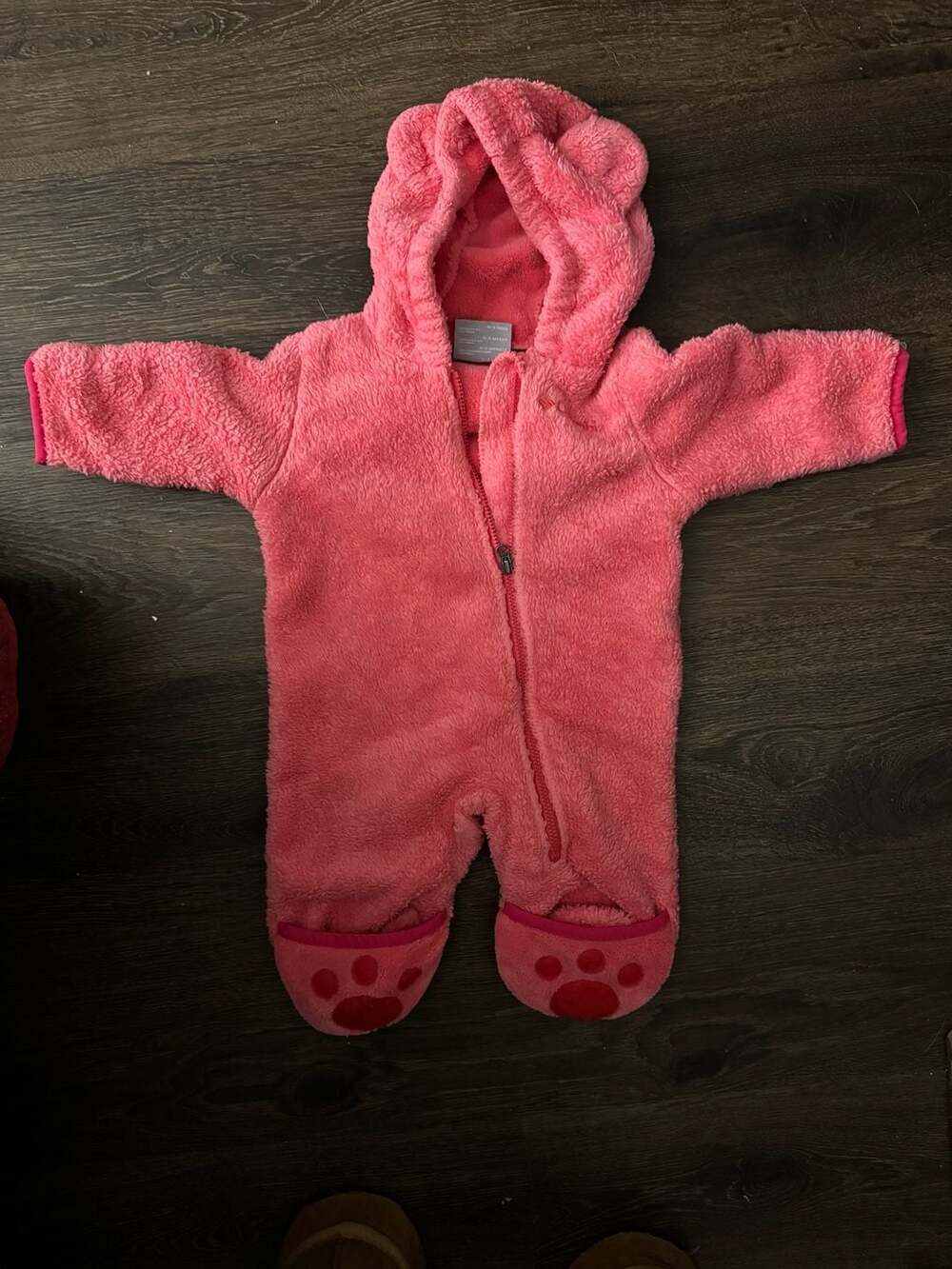 Columbia Tiny Bear II Fleece Bunting Baby Hooded Pram 0-3 Months Pink